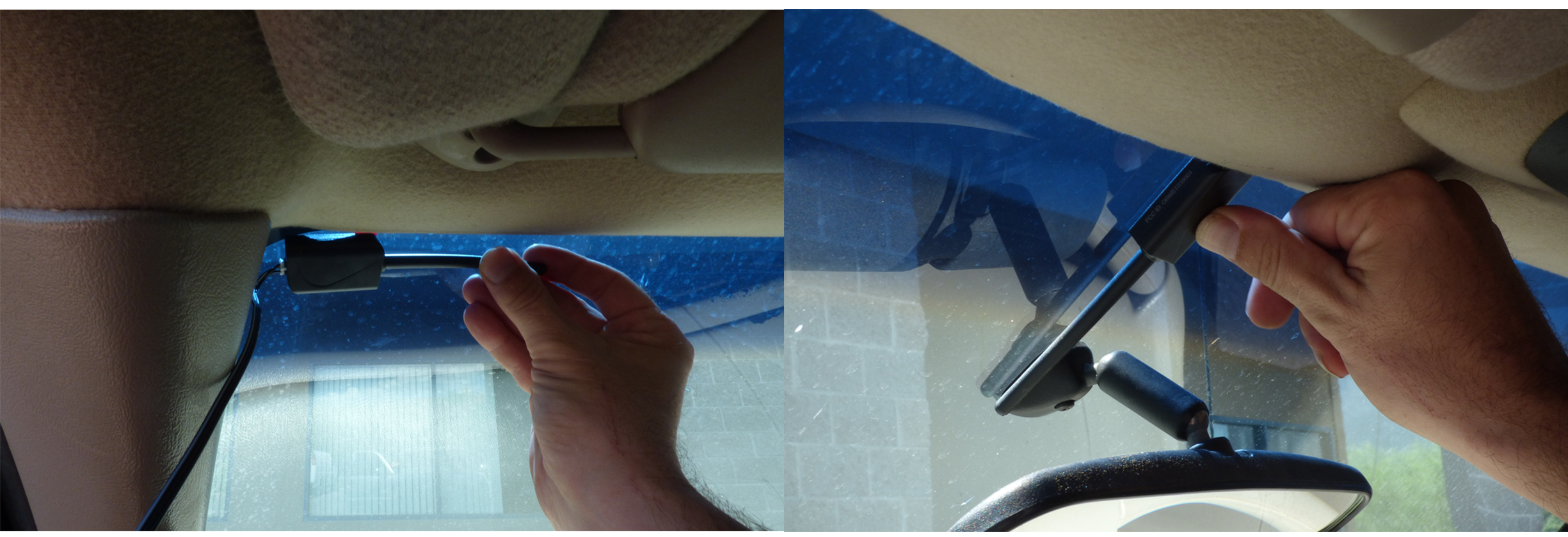 antenna windshield mounting locations