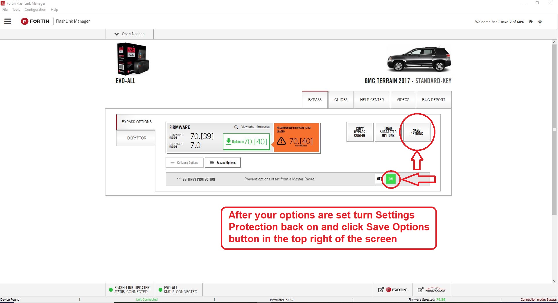 FLL-CHANGE OPTIONS4
